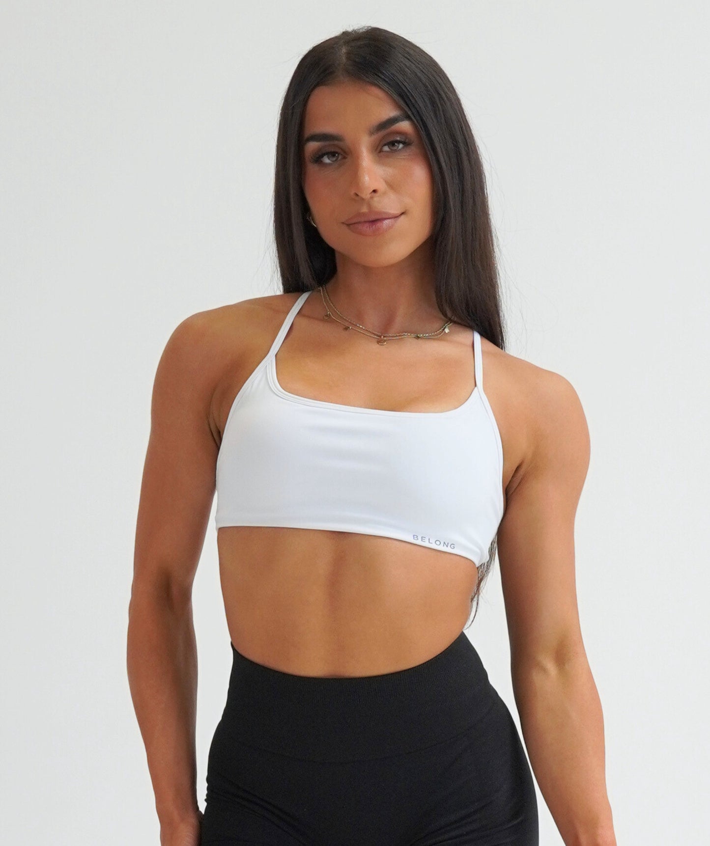 Essential Sports Bra White