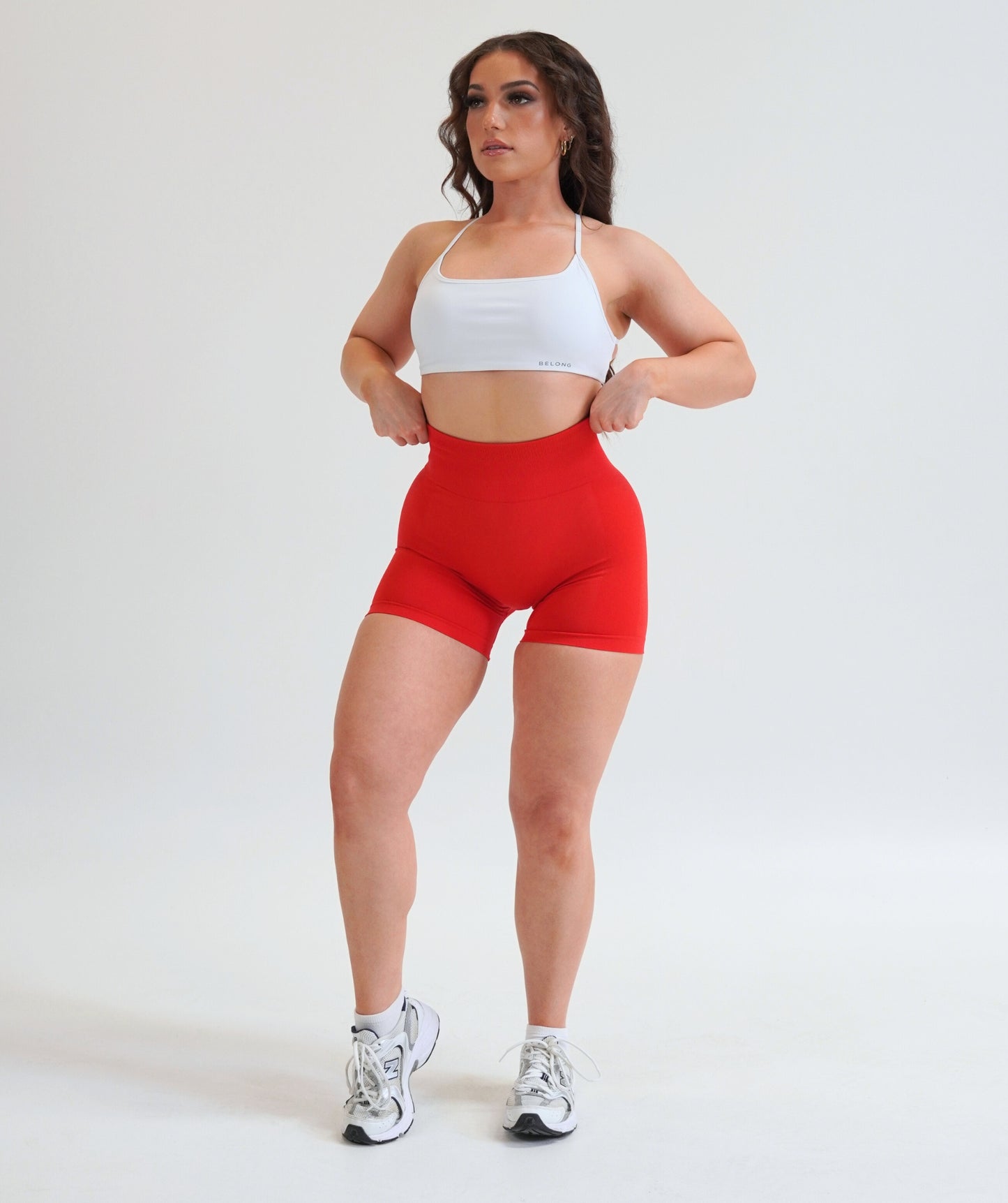 Sculpt Seamless Shorts Sunset Red
